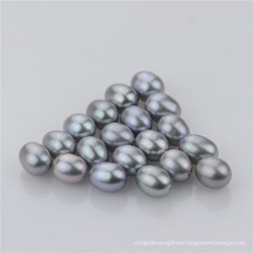 Snh Drop Forma Gris Color Natural Agua dulce Perlas sueltas